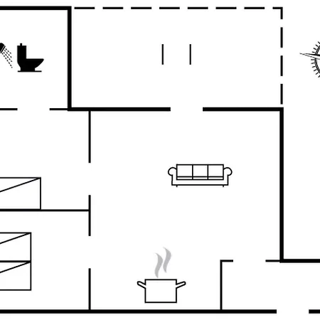 Apartament Alfred - 25m From The Sea In Bornholm By Interhome Gudhjem